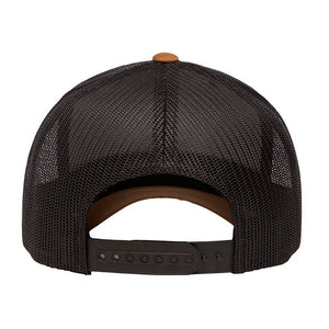 6606T YP CLASSICS® RETRO TRUCKER CAP | Caramel / Black